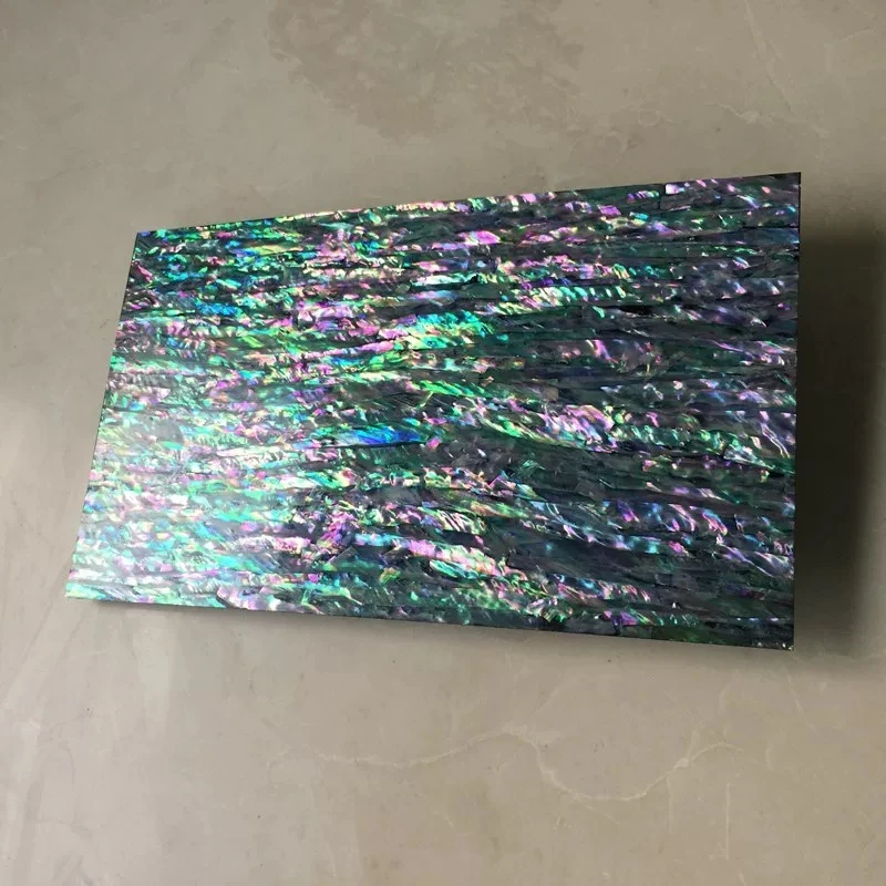 Fine Grain Bohai Bay Colorful Abalone Shell Sheet Nacre Inlay Slice DIY Handmade Carving Inlay Decoration Craft Material