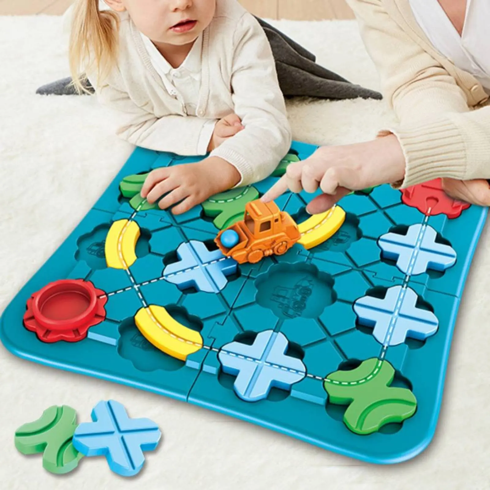

Reasoning Maze Challenge Toy DIY Marble Maze Board Marble Run Challenge Educational Analytical Thinking for Preschoolers