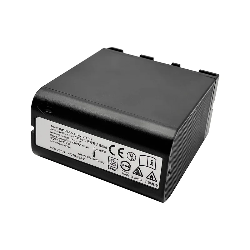 NEW GEB243 Battery 6400mAh For Swiss Type TS30 TM30 TS50 TS60 Surveying Construction Instruments Li-ion Battery