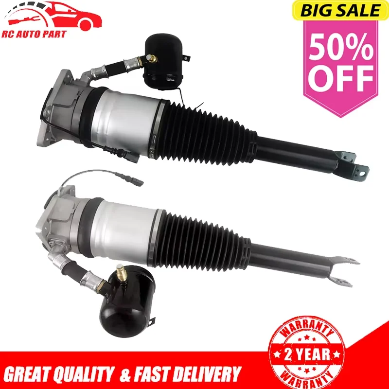 

New 2x Rear Right Left Air Suspension Shock Struts For Audi A8 D3 A8L S8 4E Quattro