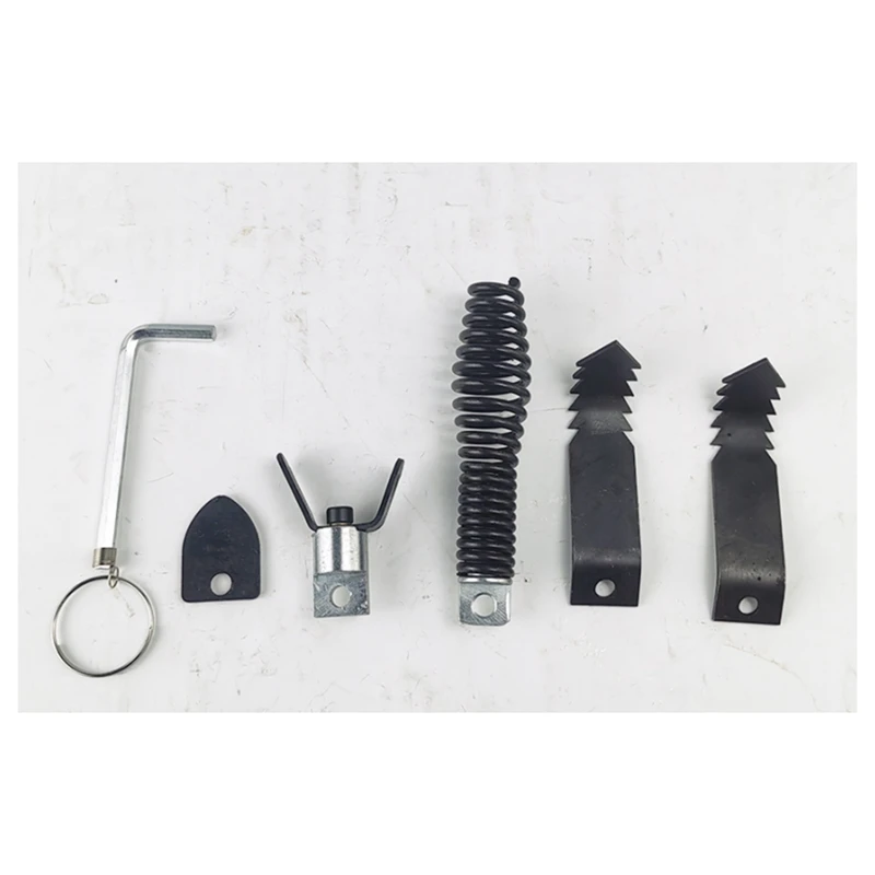 ABGR-1Set مرفق مثقاب منظف الصرف، مجموعة رؤوس قطع منظف الصرف لآلة تنظيف الأنابيب