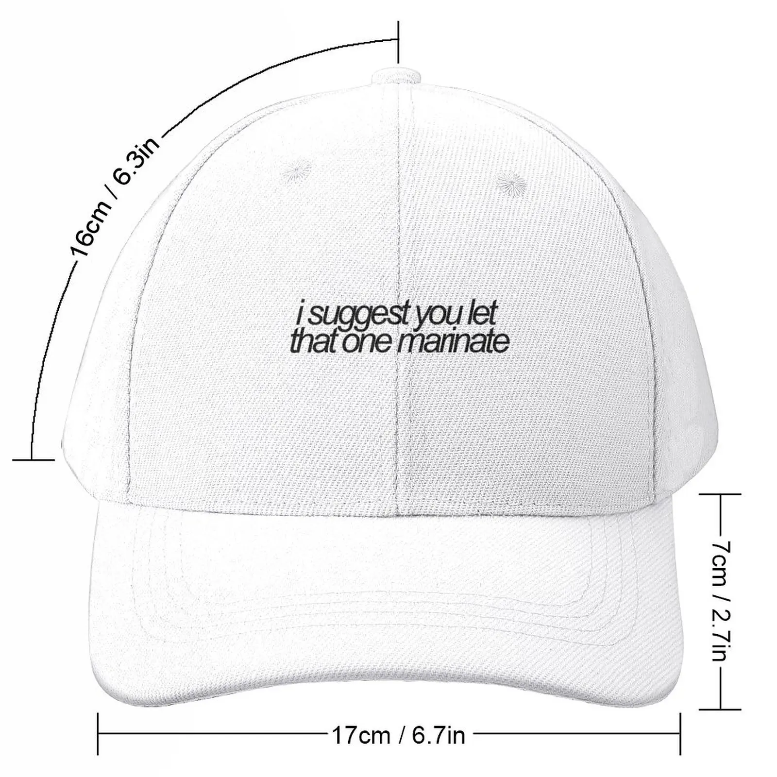 i suggest you let that one marinate Baseball Cap Fluffy Hat Thermal Visor Horse Hat Trucker Hat Caps For Women Men's