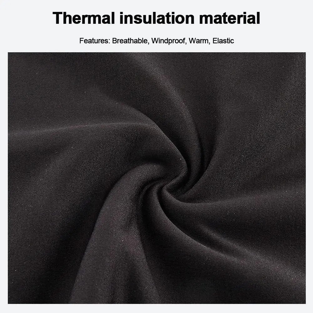 Warm Neck Protection Velvet Neck Scarf Solid Color Wool Cycling Scarf Face Scarf Cycling