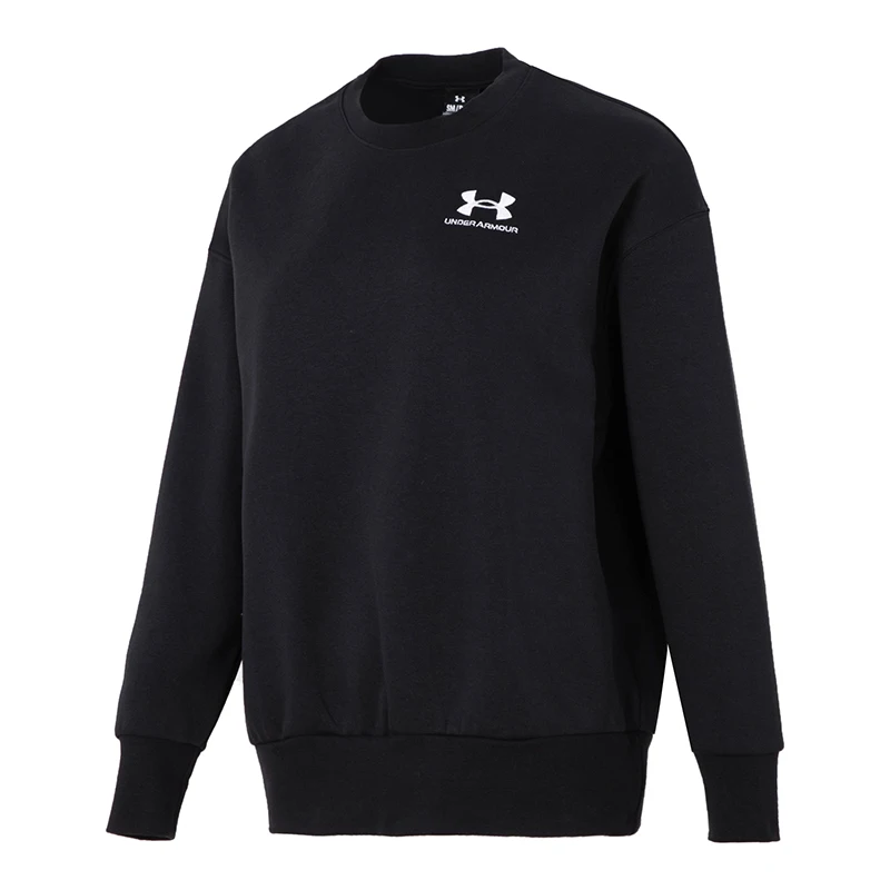 

Женский свитер Underarmour плюс бархатная теплая спортивная одежда, свободный тренировочный свитер с круглым вырезом, повседневный пуловер 1379475-001