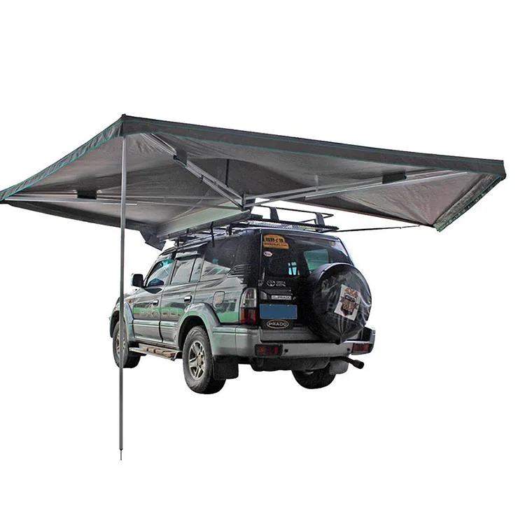 

Outdoor 4x4 Awing Car Roof Tent Quick Open Large 270 Degree Roof Side Awning Free Standing For Cars Camp Tent Car Rooftop Tent