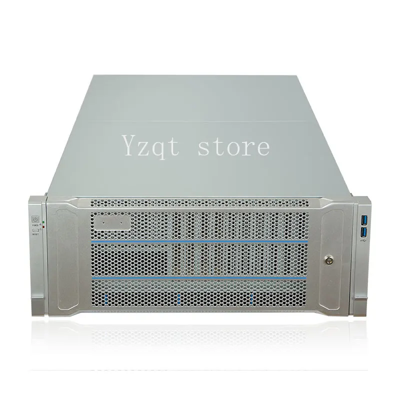 GPU Server Chassis 5 Cards 6 Cards 8 Cards 10 Graphics 4090 Gaming Graphics Redundant Power Supply 4 + 1 deep learning