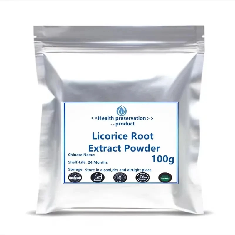 High Grade Licorice Root Extract Powder,Skin Whitening,Spot Removing supplement body Cosmetic Raw free shipping