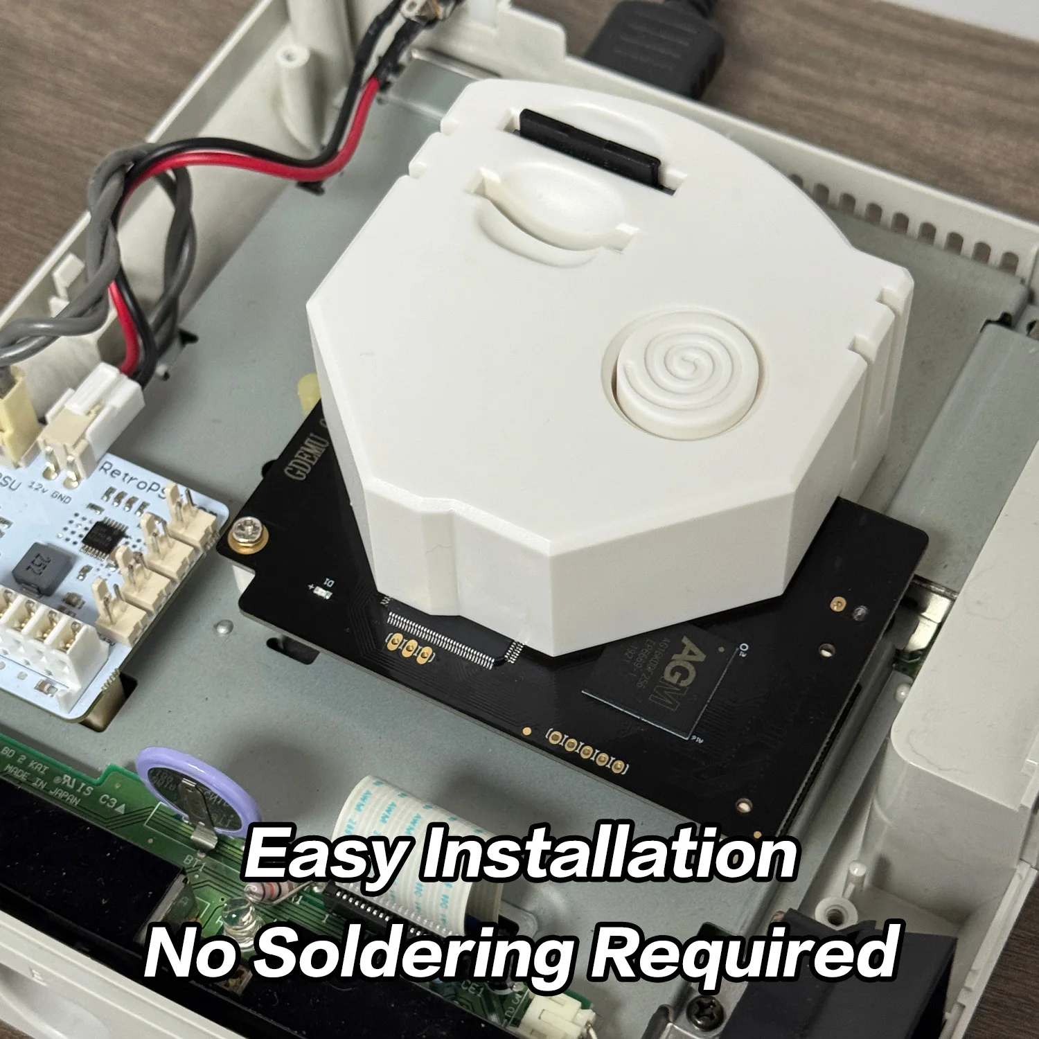 NEW GDEMU 6.0 V5.20.5 System For SEGA Dreamcast Optical Drive Emulation Board Card Mount Kit For Dreamcart VA1 Game Console view 6