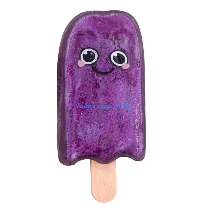 090B Unique Ice Lolly Stress Ball Rubber Squished Toy With Ergonomic Grip Design For Different Ages Multipurpose Jelly Ice