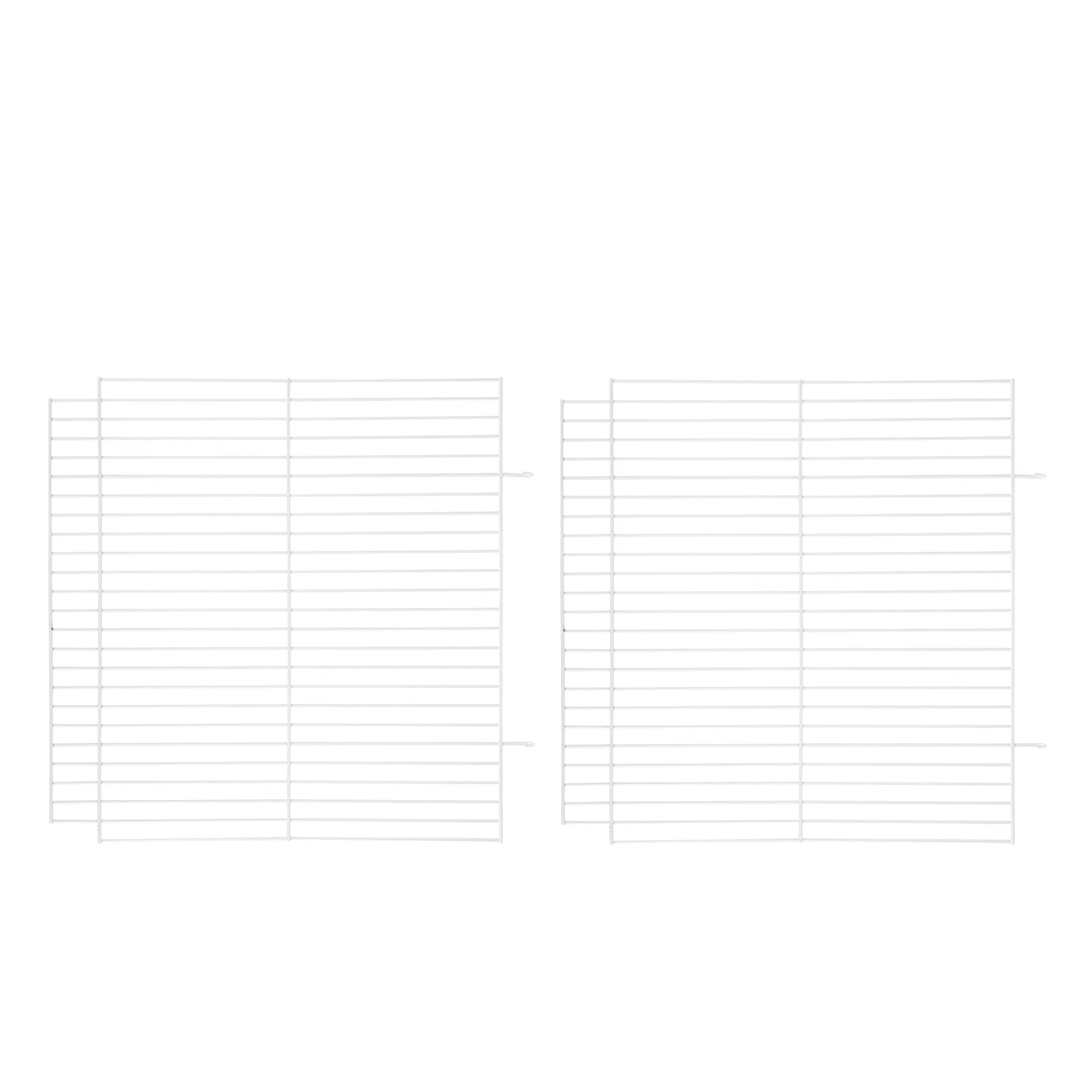 

2Pcs Pet Enclosure Divider Iron Net Baffle Small Animal Cage Partition Panel Hamster Separator Rodent Habitat Organizer Indoor