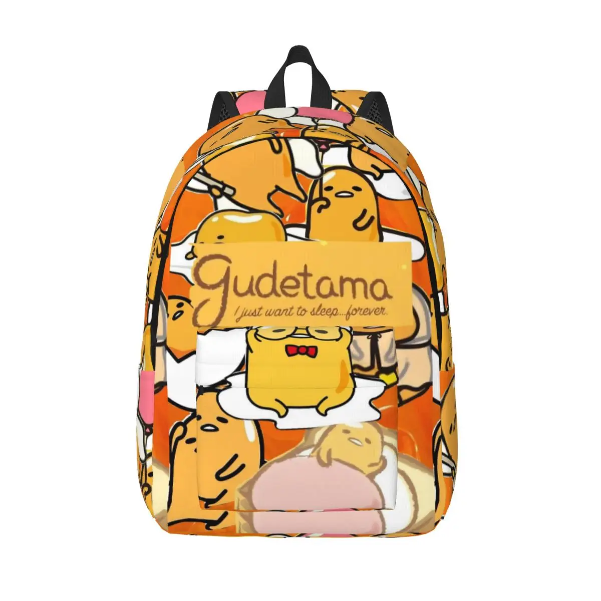 

Гудтама, милое яйцо, мультфильм для подростков, школьная сумка для книг, холст, рюкзак для среднего колледжа, уличный рюкзак