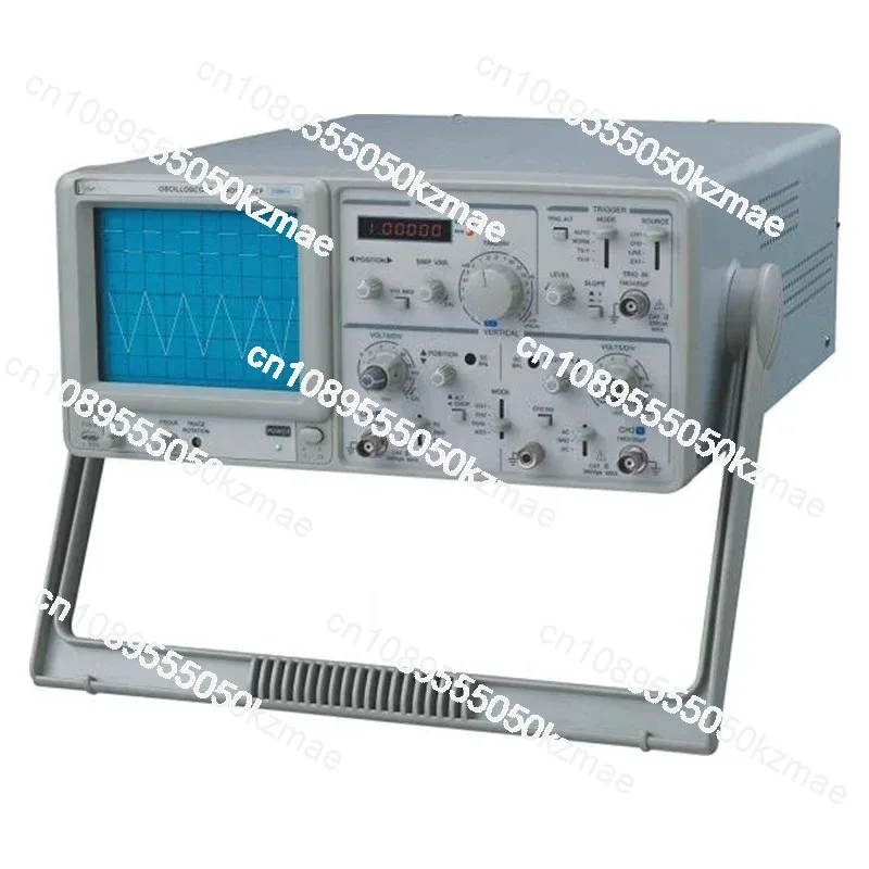 MOS-620CF 20MHz Dual Trace Analog Oscilloscope, 6-Digit Built-in Frequency Counter, X-Y & TV Sync, 110V/220V Benchtop Oscillosco