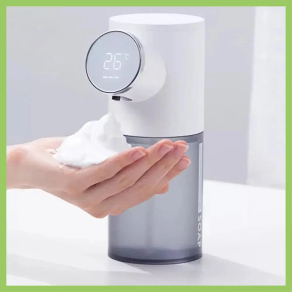 

Дозатор для пенного мыла, перезаряжаемый через USB, дозаторы для жидкого мыла на 320 мл, цифровой дисплей, машина для дезинфицирующего средства для рук с пеной, домашняя машина