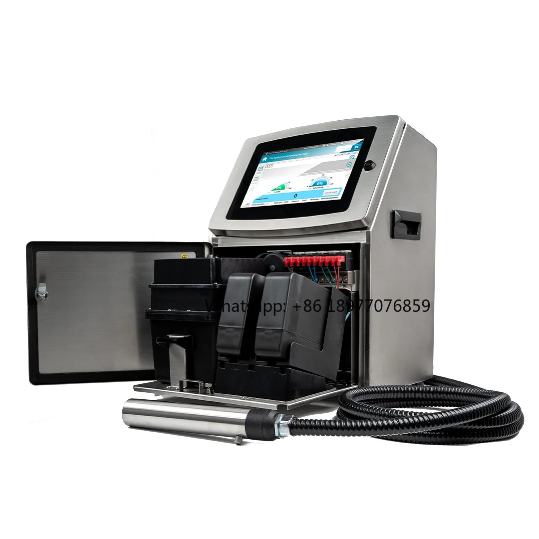 2026 Hot Sale V2000 Industrial Date Printing Inkjet Printer Docod CIJ Sustainable Barcode Coding Machine For Production Lines
