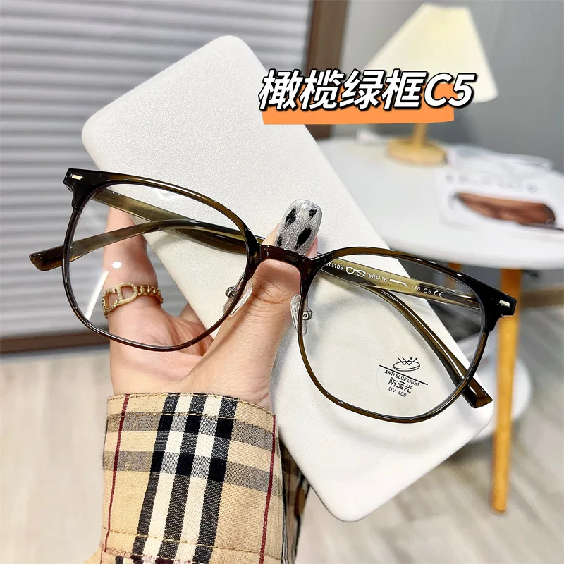 Vintage Retro Style Computer Glasses Korean Style Light Weight Glasses Women TR90 Material Men's Glass Frame