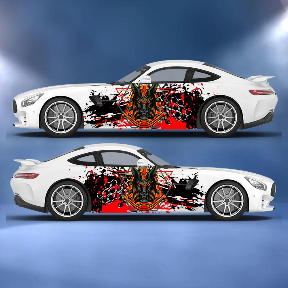 Anubis antik mısır araba vinil - Car Accessories Egypt incelemesi ve fiyatı