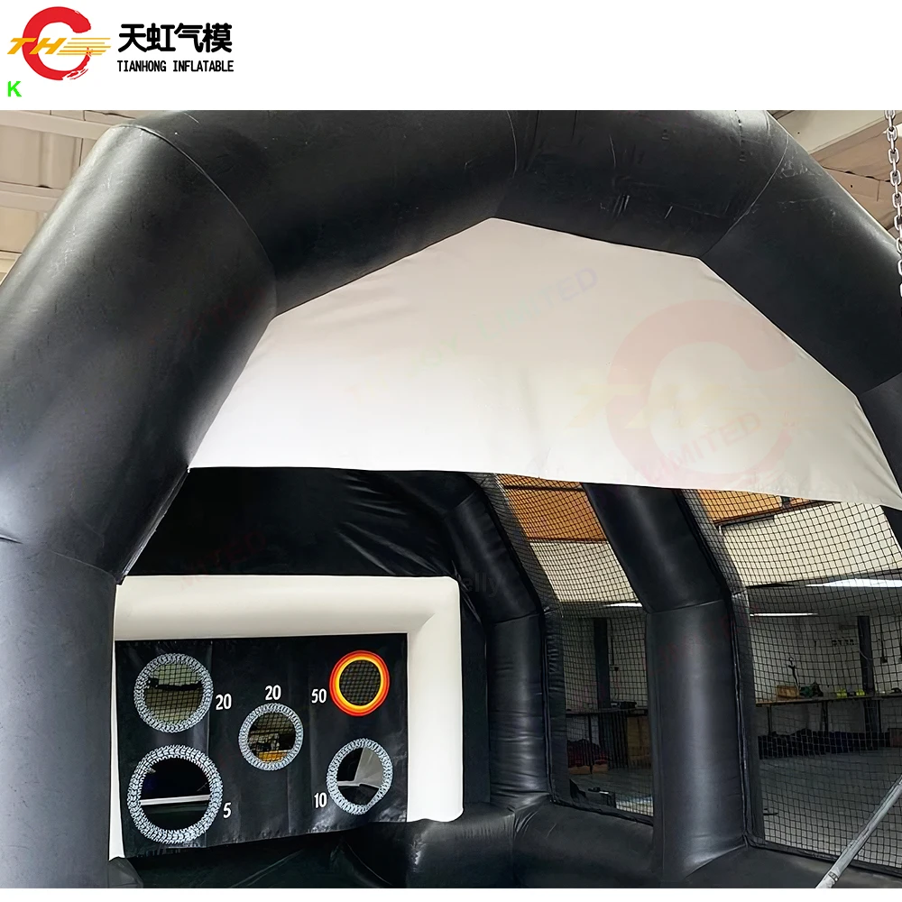 

Fast Shipping 4x3m/5x4m Inflatable Football Goal Shootout Soccer Target Sport Game for Sale with Blower