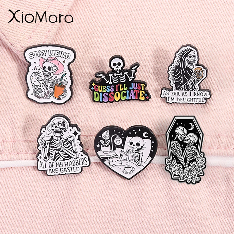 Punk Skeleton Ename…