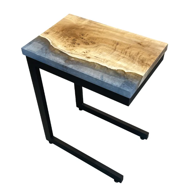 Exquisite modern design small wooden edge coffee table furniture living room restaurant hotel use