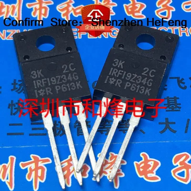 5PCS-10PCS IRFI9Z34G  TO-220F -60V -12A   Original On Stock Quicky Shipping