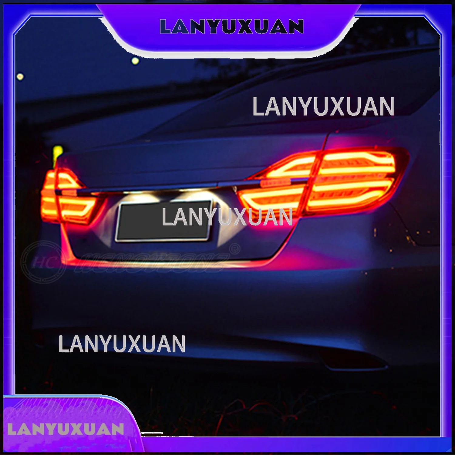 2026 HCMOTIONZ Factory Igh Quality Car Back Lamps Assembly DRL 2015-2017 LED Tail Lights for Toyota Camry