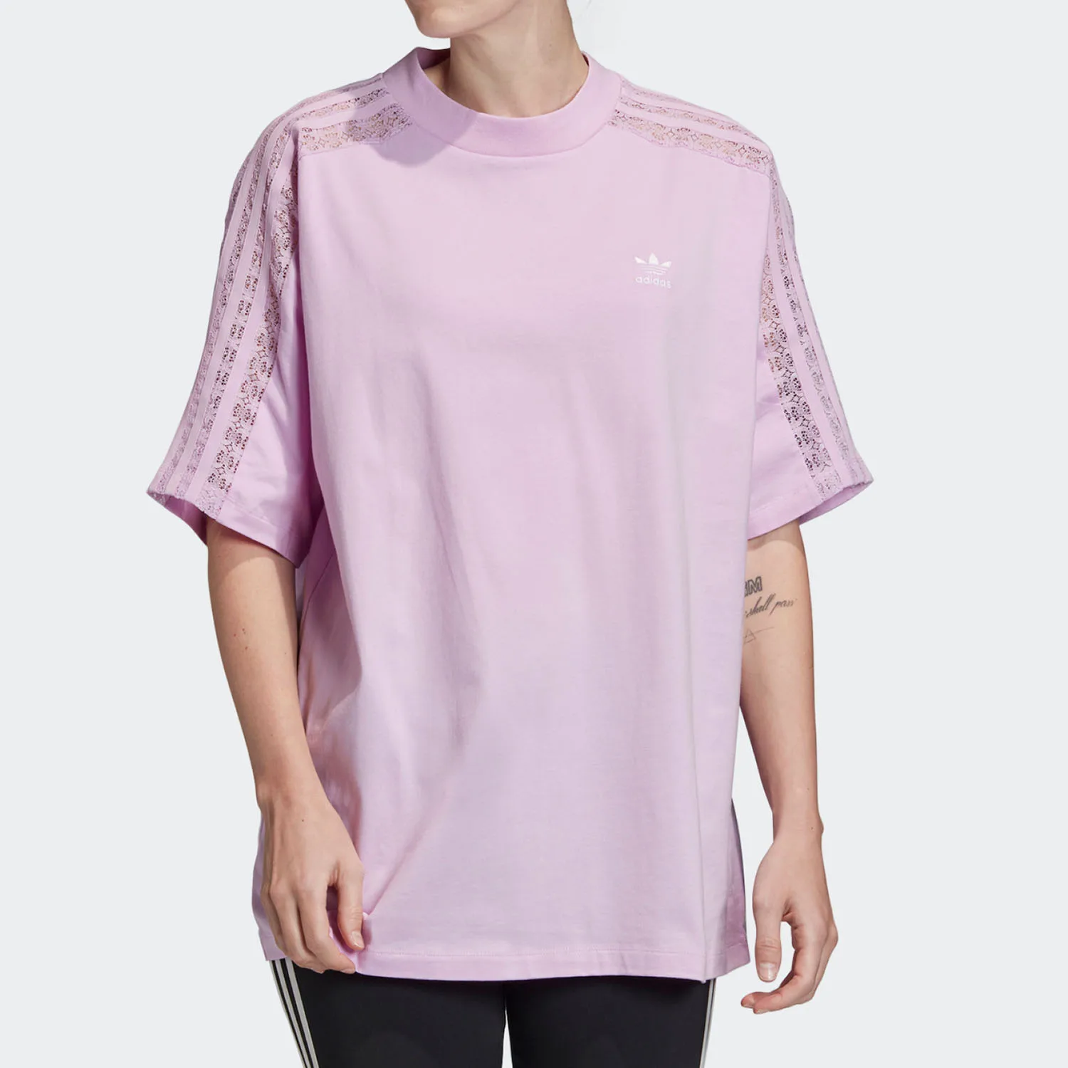 

Adidas Official Genuine Three Stripes Women's Comfortable Breathable Casual Sport T-Shirt FM1748