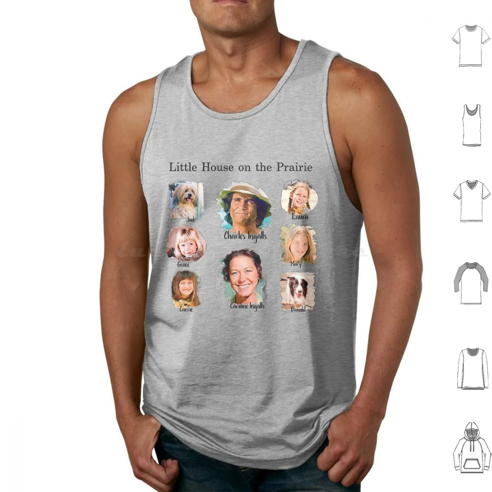 Ingalls familia casita en la pradera camisetas sin mangas chaleco sin mangas Michael Landon casita en la pradera programa de televisión Tv