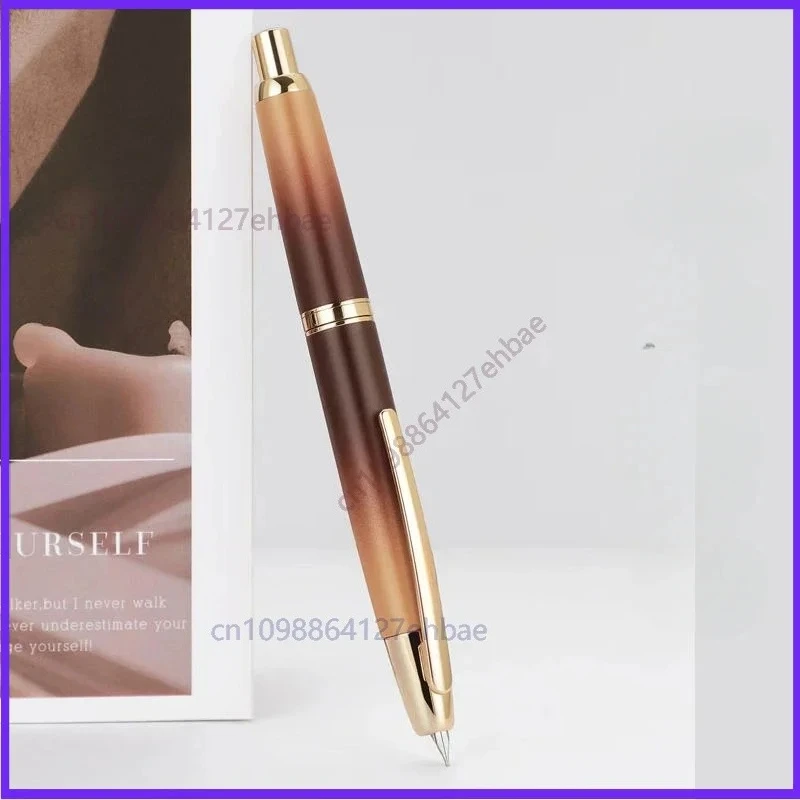 Limited Edition For Jinhao 10 Fountain Pen Retractable Nib with Ink Converter Writing Gift Gradient Coffee Pen
