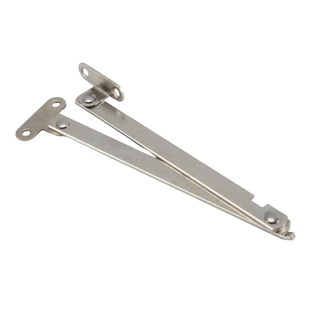 #59U Furniture Cupboard Door Front Desk Foldable Lid Support Hinge Stay,Metal folding brace,(metal)