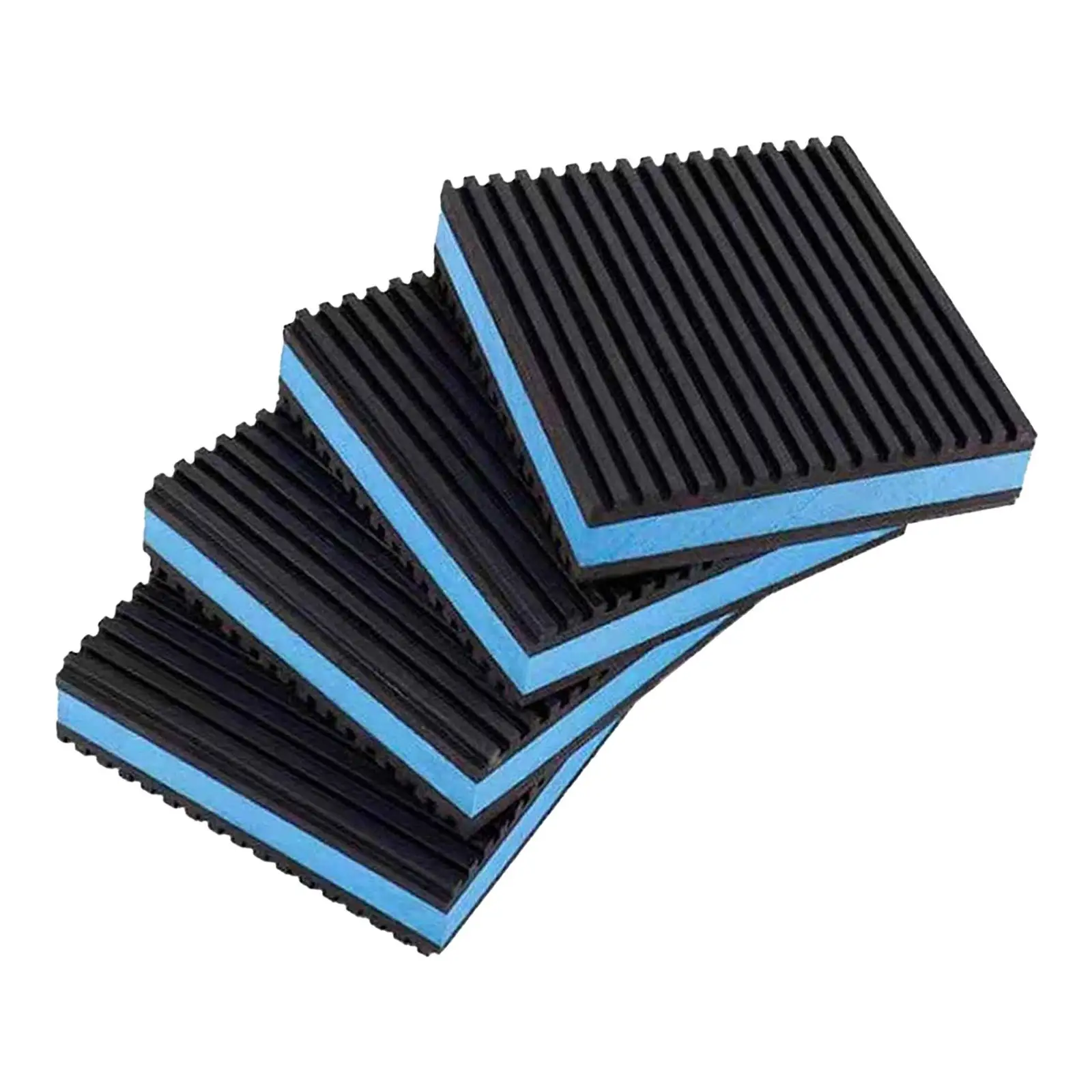 2pcs Heavy Duty EVA Anti Vibration Pad Oil Resistant Floor Cushion Three-layer Composite Shock Absorber Pads for Mini Pump Dryer
