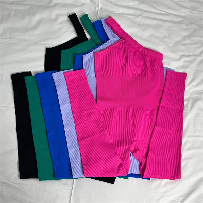 

Solid Tight One Shoulder Jumpsuit Woman Sleeveless Backless Jumpsuits Women Sport Running Fitness Clothes Lady Yoga Clothing