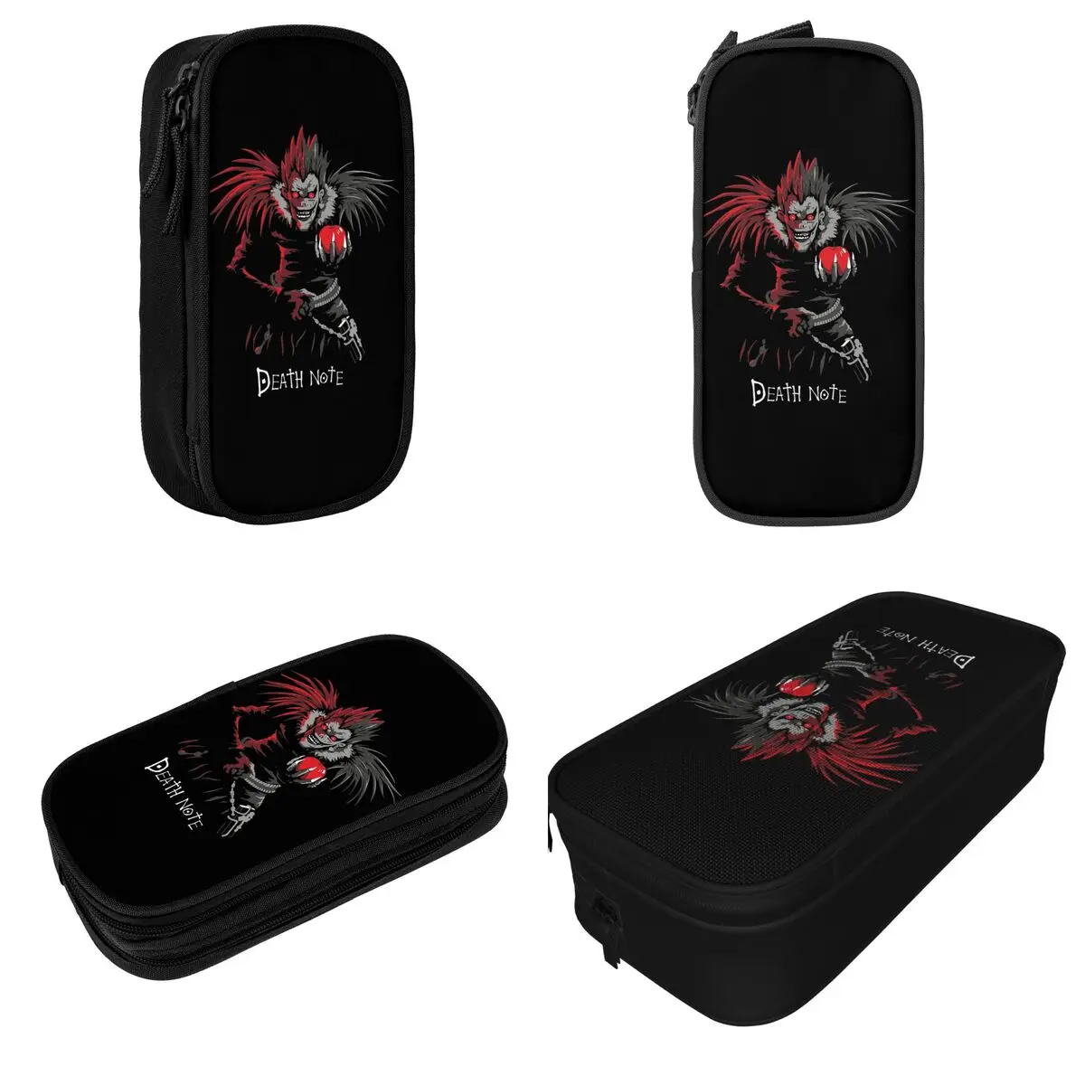 Ryuk Mortes Notes Estojo, Cute Pen Box Sacos, Grande Armazenamento, Material Escolar, Estojo Cosmético para Meninas e Meninos