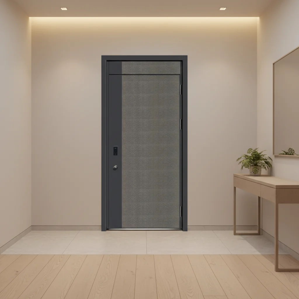 Affordable Apartment Soundproof Hinged Door Superior Quality Aluminum Alloy Entrance Doors Long Lasting and Durable Front Doors