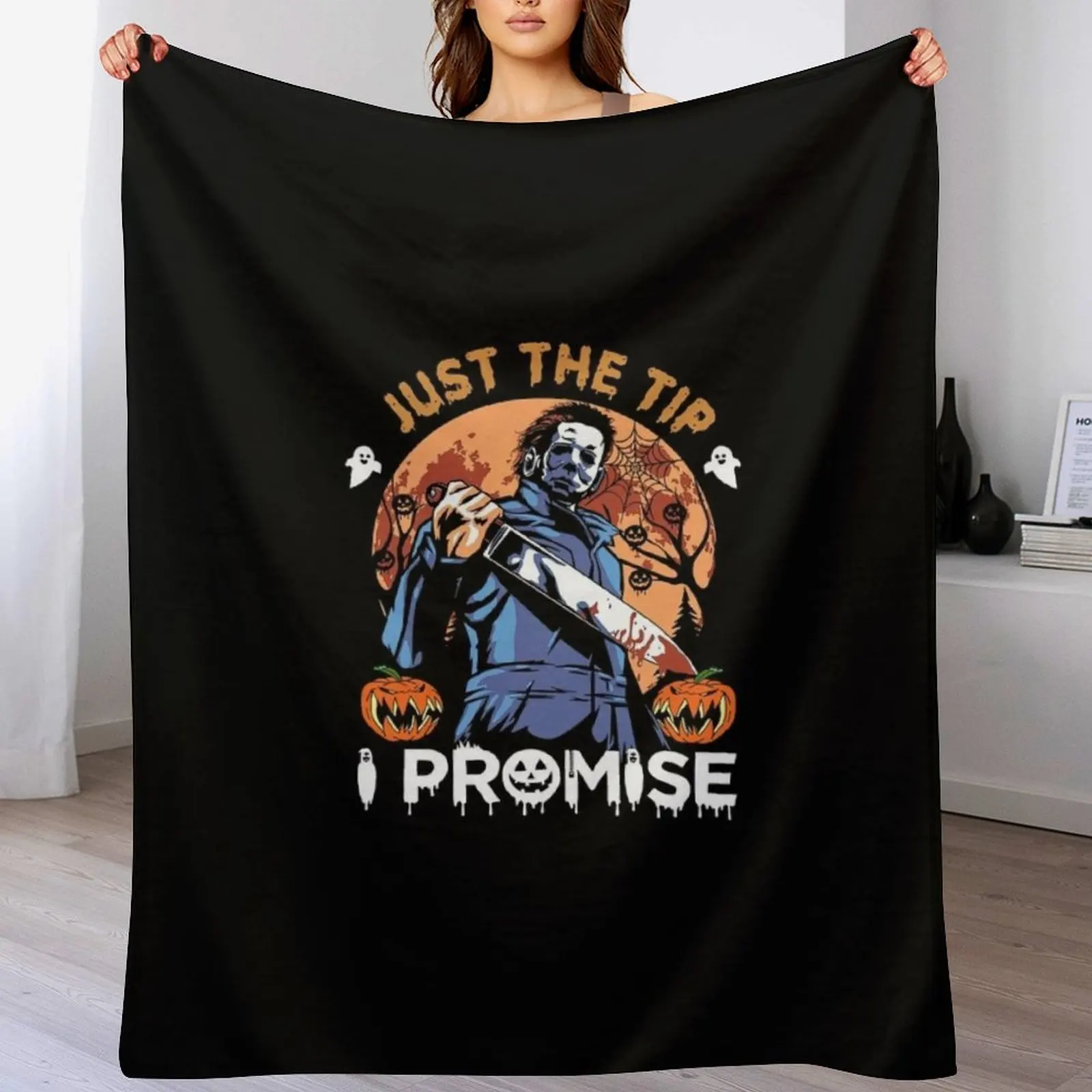 

Just The Tip I Promise Michael Myer Vintage Throw Blanket Air Conditioner Soft Blanket for Office Home