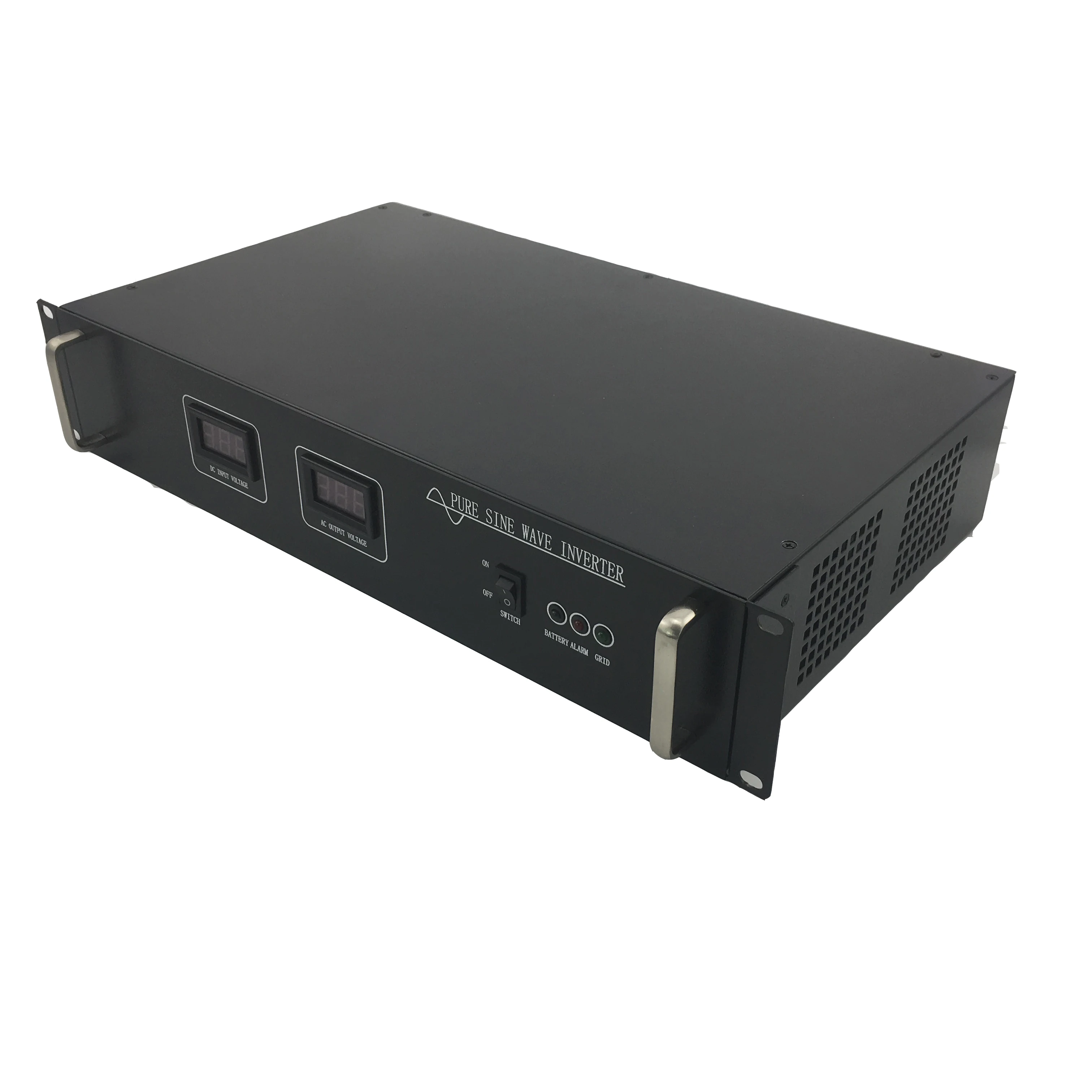 

19" Rack Mount Telecom Pure Sine Wave Inverters 3000VA/3KVA 12V/24V/48V to 120V/220V bypass