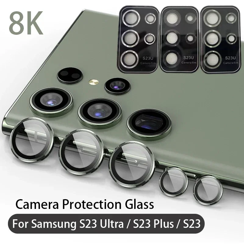 Camera Protection Glass For Samsung Galaxy S24 S23 S22 Ultra Plus Back Lens Cover Tempered Glass Cover Protection Accessories