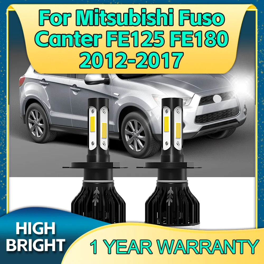 

LED Canbus H4 Car Headlights 30000LM 6000K 4Side Chip Lamp For Mitsubishi Fuso Canter FE125 FE180 2012 2013 2014 2015 2016 2017