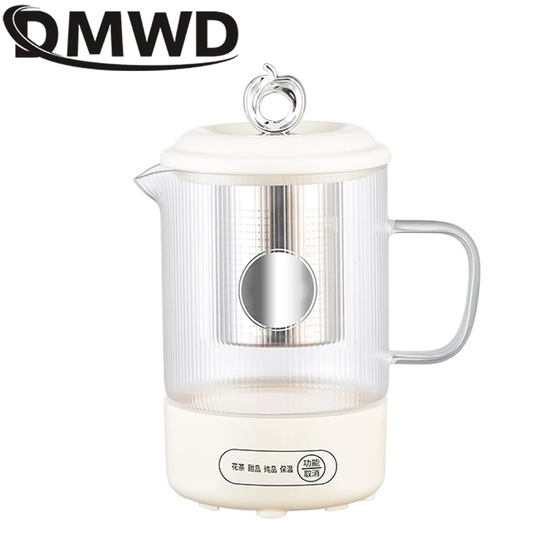 DMWD Electrical Water Cup 600ML Health Pot Multifunctional Boiling Water Kettle Stew Cup Integrated Teapot Scented Tea Boiler