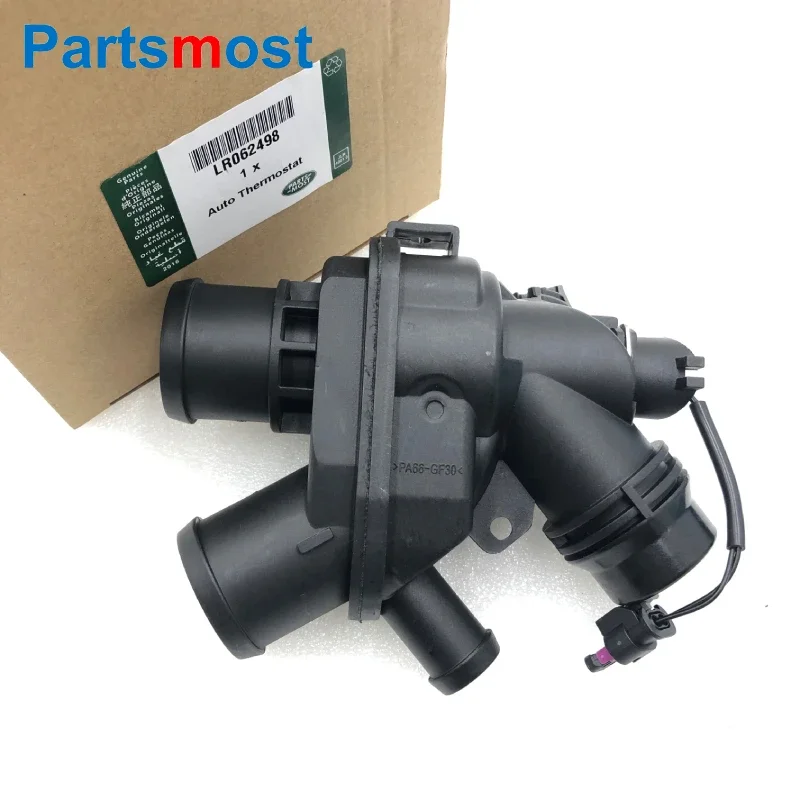 3.0 V6 Petrol Coolant Thermostat Housing w/ Sensor for Range Rover 13- RR Sport 14- New Discovery Velar LR062498 107288 LR117568