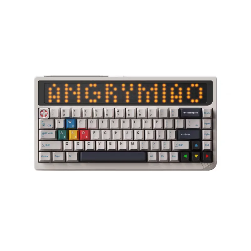 AngryMiao RGB65 Tri Mode Wireless Custom Mechanical Keyboard RGB Lighting Hot Swap High End Gift For PC Gaming Office