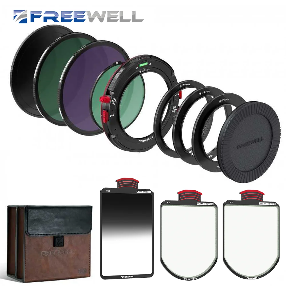 

Freewell K2 Mega Pro комплект с мягким градиентом ND0.9, ND-фильтр, снежный туман 1/4, светящийся туман 1/4 фильтр для цифровых камер аксессуары