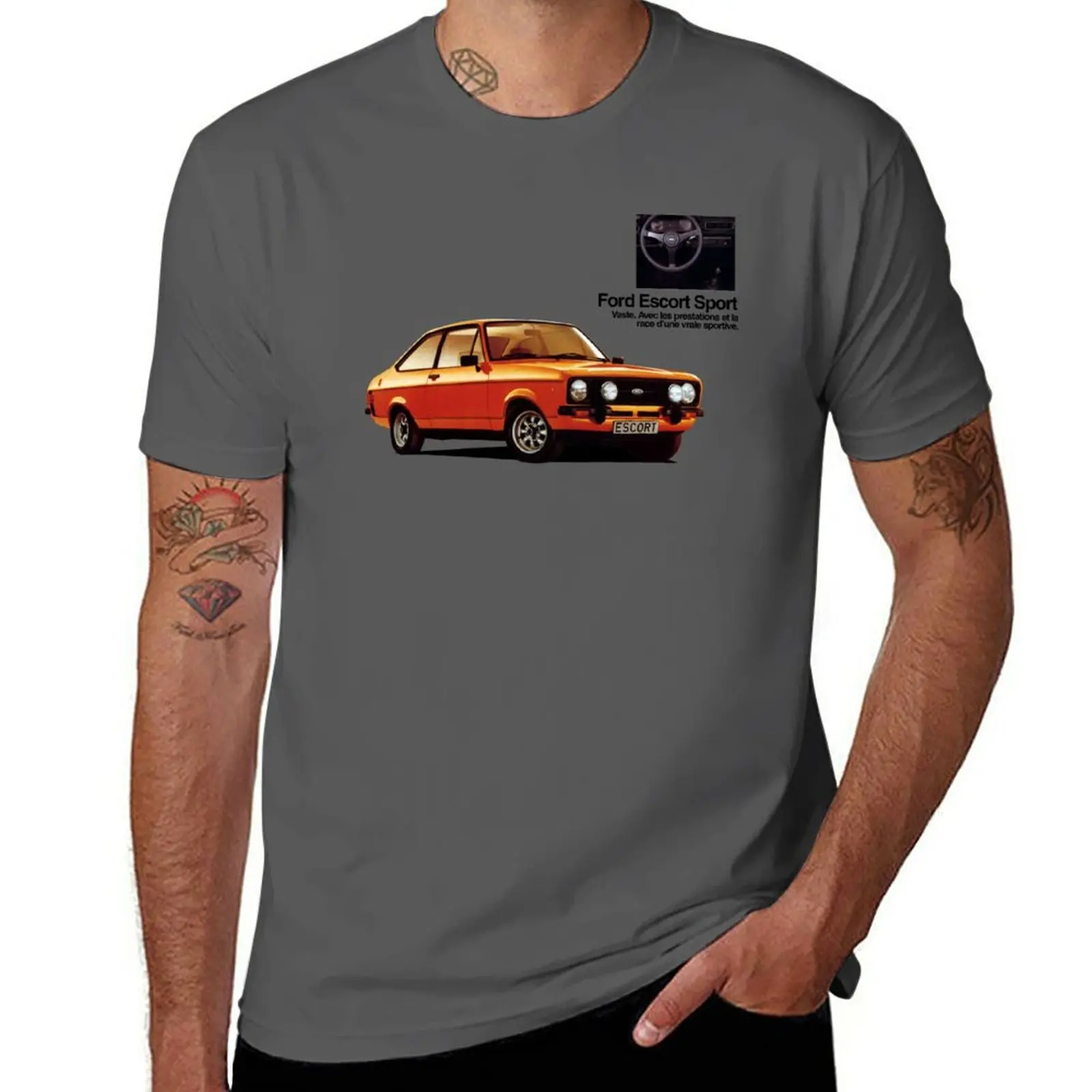 

New FORD ESCORT MK2 SPORT T-Shirt blank t shirts Aesthetic clothing sublime t shirt t-shirts man plain white t shirts men