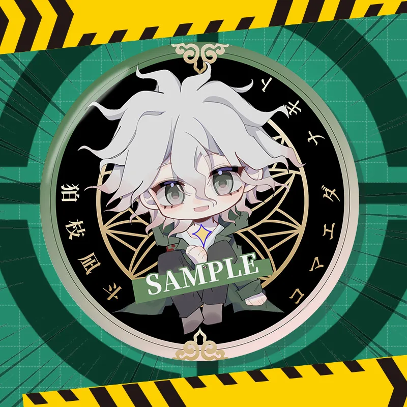 Danganronpa Trigger Happy Havoc Brooch Nagito Komaeda Brooches for Women Enoshima Junko Jewelry Nanami ChiaKi Metal Accesorios