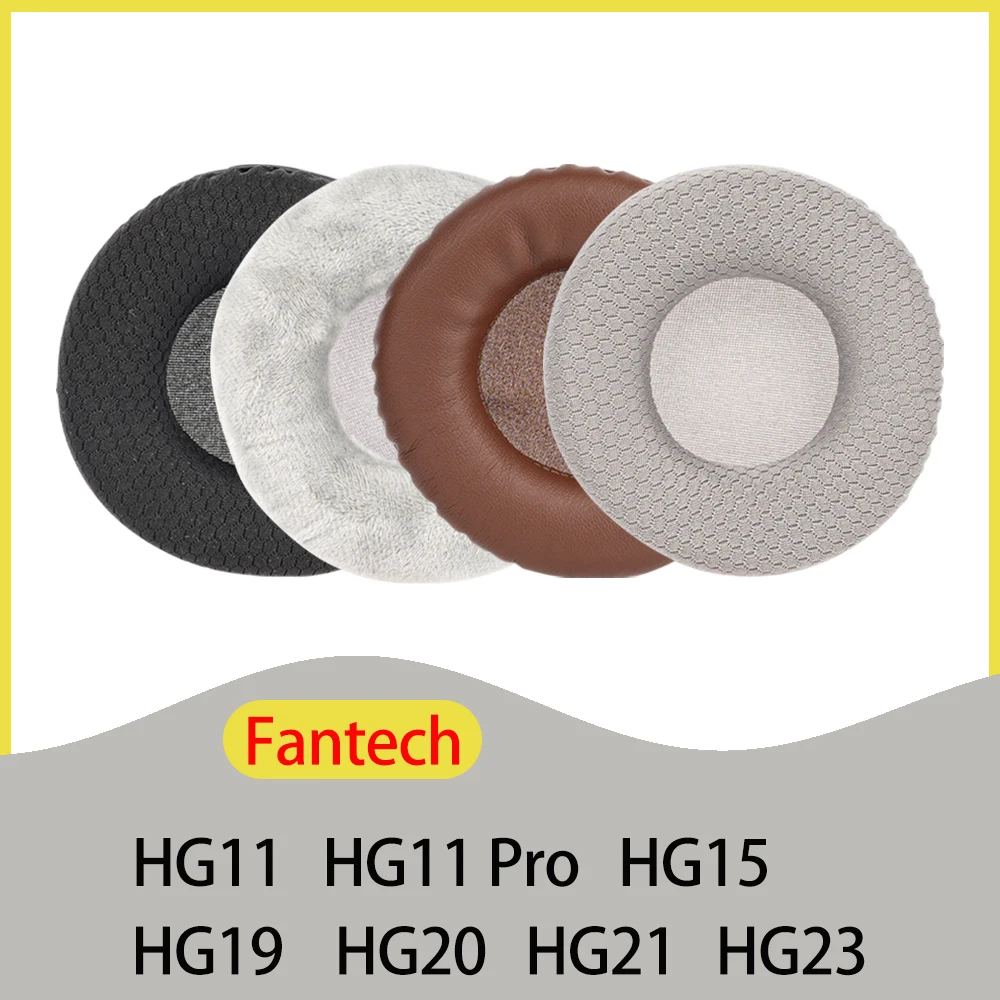 Подушечки для наушников Fantech HG11 Pro HG15 HG19 HG20 HG21 HG23, амбушюры, подушечки для гарнитуры, сменный чехол из мягкой кожи из пенопласта Подушечки для наушников Fantech HG11 Pro HG15 HG19 HG20 HG21 HG23, амбушюры, подушечки для гарнитуры, сменный чехол из мягкой кожи из пенопласта
