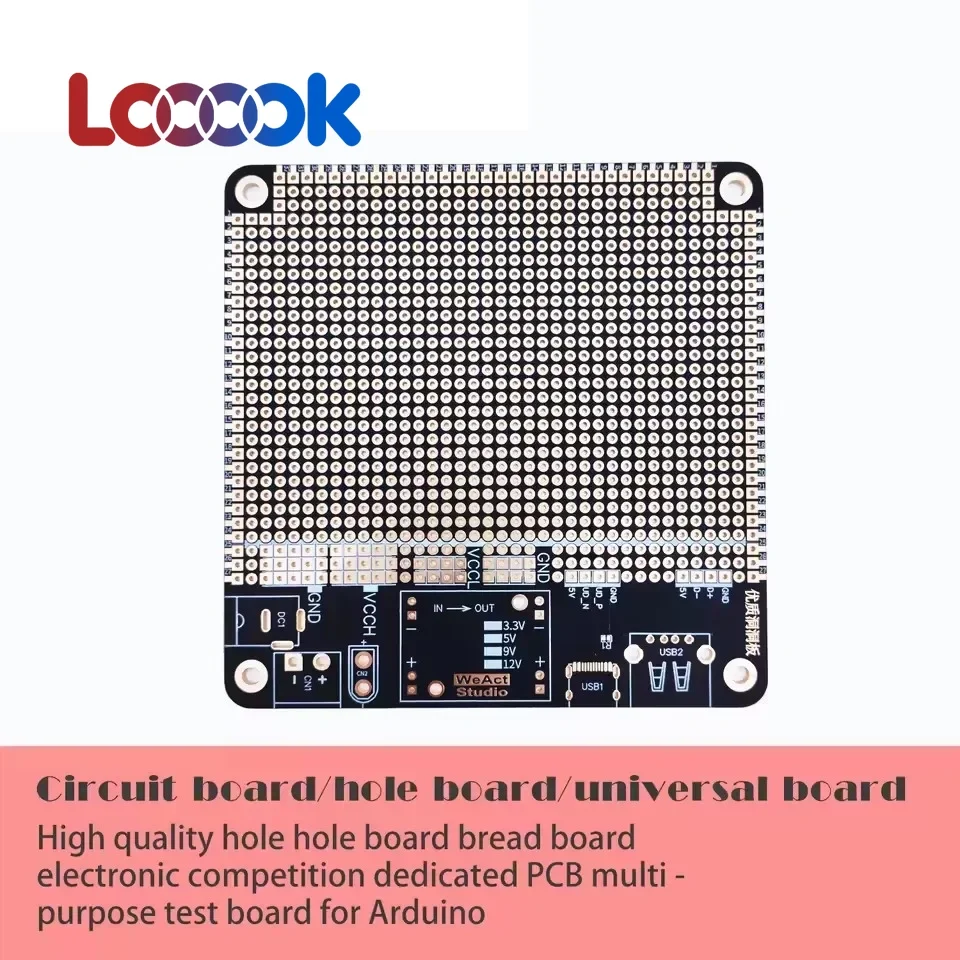 Universal Perfboard Prototype Circuit Board Solderable PCB Board for Electronic Competition Maker Soldering Practice