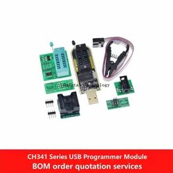 CH341A CH341 24 25 Series EEPROM Flash BIOS USB Programmer Module SOIC8 SOP8 Test Clip for EEPROM 93CXX / 25CXX / 24CXX Testing