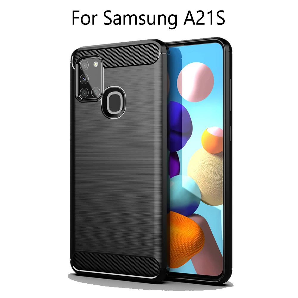 Brushed Texture Case For Samsung Galaxy A50 A30S A51 A70 A10 A40 A37 A57 A31 A56 A80 A90 A06 A16 A41 A26 A36 A71 5G Case Cover