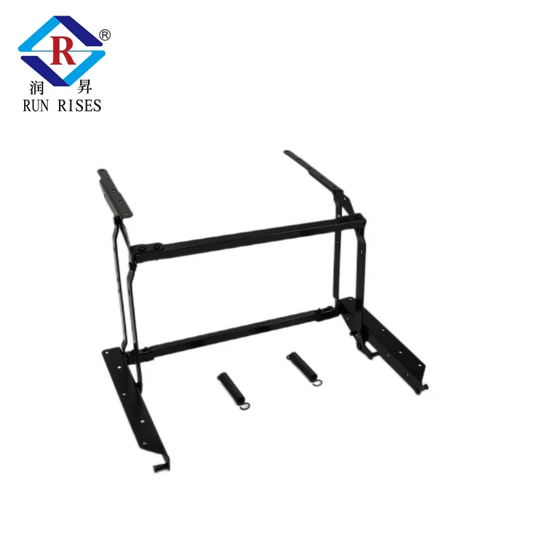B01 Coffee Table Lift Mechanism - Spring-Loaded Folding Brackets For DIY Furniture, Space-Saving, Durable & Easy To Install NowA
