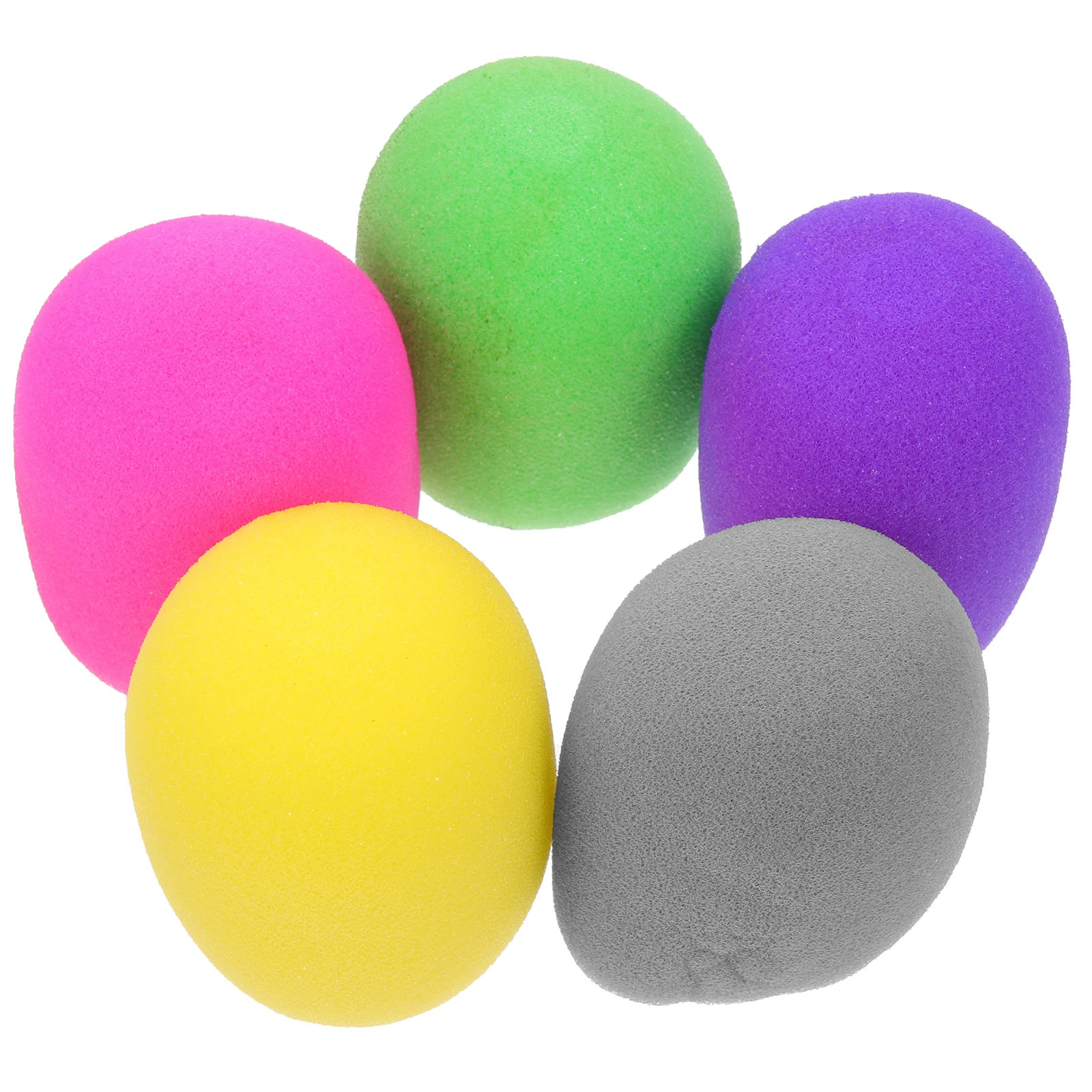 10pcs Microphone Covers Disposable Sponges KTV Live Streaming Windscreen Foam Protective Enlarged Size Durable