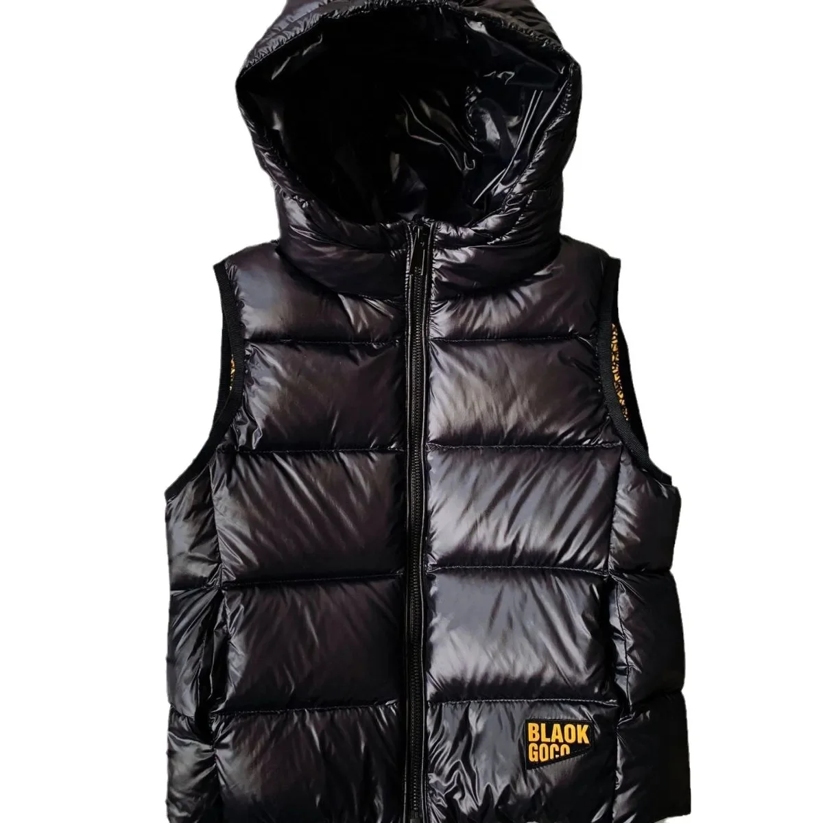 

Boys Vest Jacket Warm Sleeveless Girls Jackets Winter Waterproof Zipper Coat Autumn Hooded Casual Waistcoat TZ956